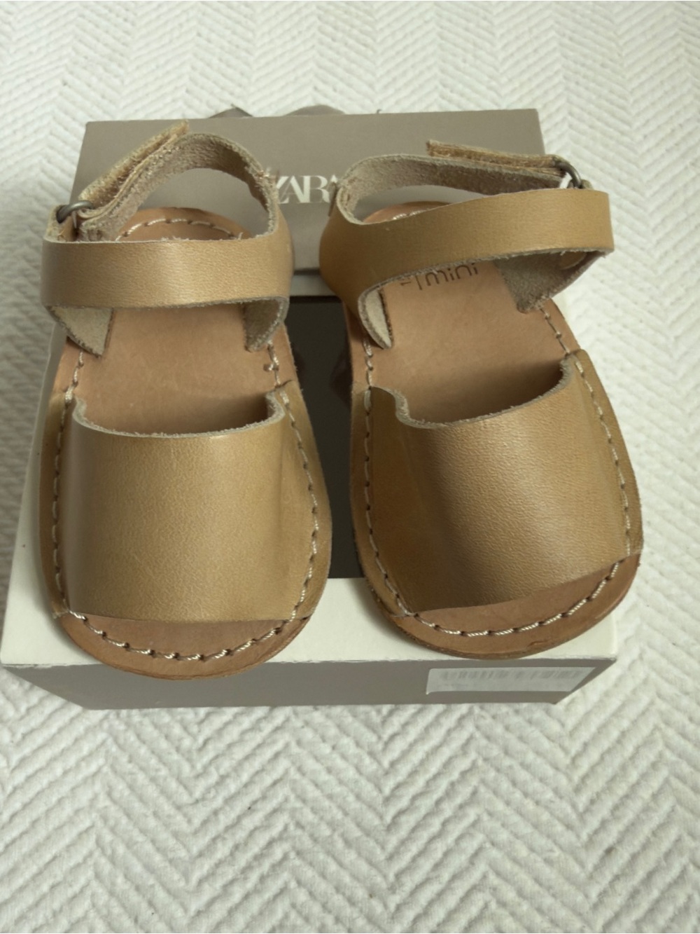 NWT Zara Baby Sandals, Size 3-6 Months